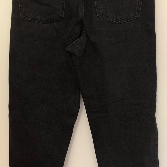 Topshop Moto Black Ripped Mom Jeans - Picture 3 of 3